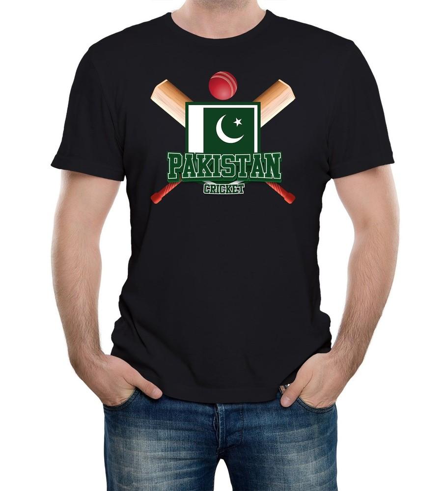 

Men s Pakistan Cricket T-Shirt – Supporter Flag Tee World Cup Test Match Gift XL
