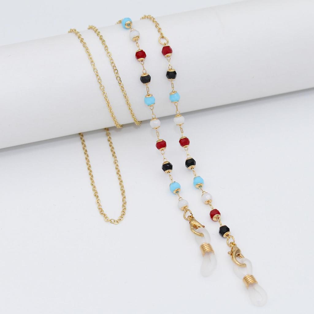High-End Women's Fashion Sunglasses and Mask Chain Lanyard – European & American Style