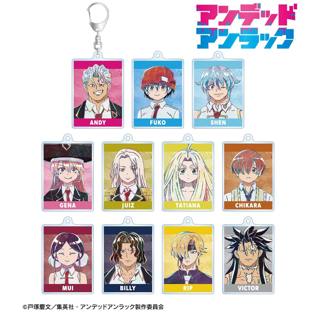 TV Anime [Undead Unluck] Trading Ani Art Acrylic Keychains BOX of 11