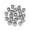 10-20 stuks/partij Roestvrij Staal Spacer Kralen Hanger Charms Sluitingen Oogjes Grote Gat Kralen Voor Sieraden Maken DIY Accessoires