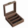 Jewelry Organizer Box with Transparent Lid Dust-Resistant for Dresser, Bedroom