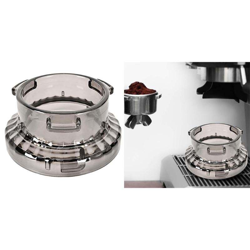 54mm Coffee Powder Rings Espresso Dosing Funnel Plastic Material Universal Powder Receiving Dosing Rings for Machines