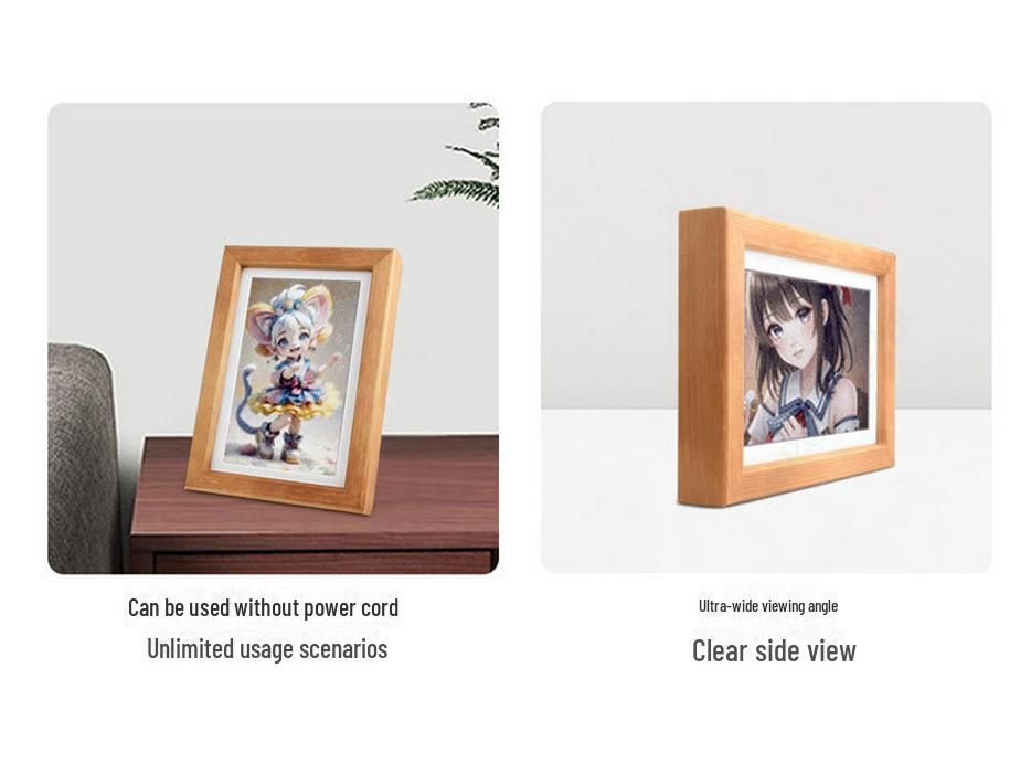 Raspberry Pi Pico 2 RP2350 Electronic Photo Frame with 7.3" E6 Full-Color Screen for Calendar/Painting Poster Display