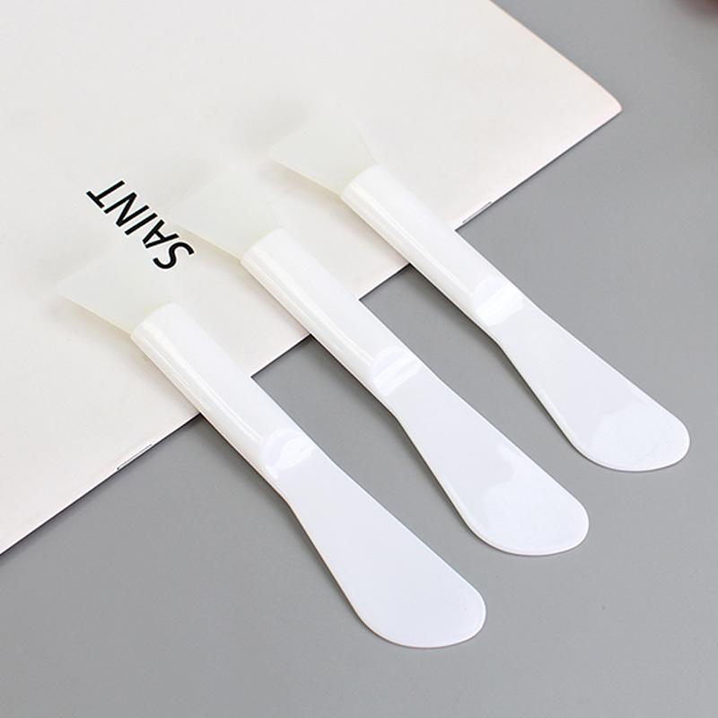 Double-Ended Silicone Mask Brush Mixing Stick Mask Scraper Soft-Tipped Spa Tool Makeup Brush