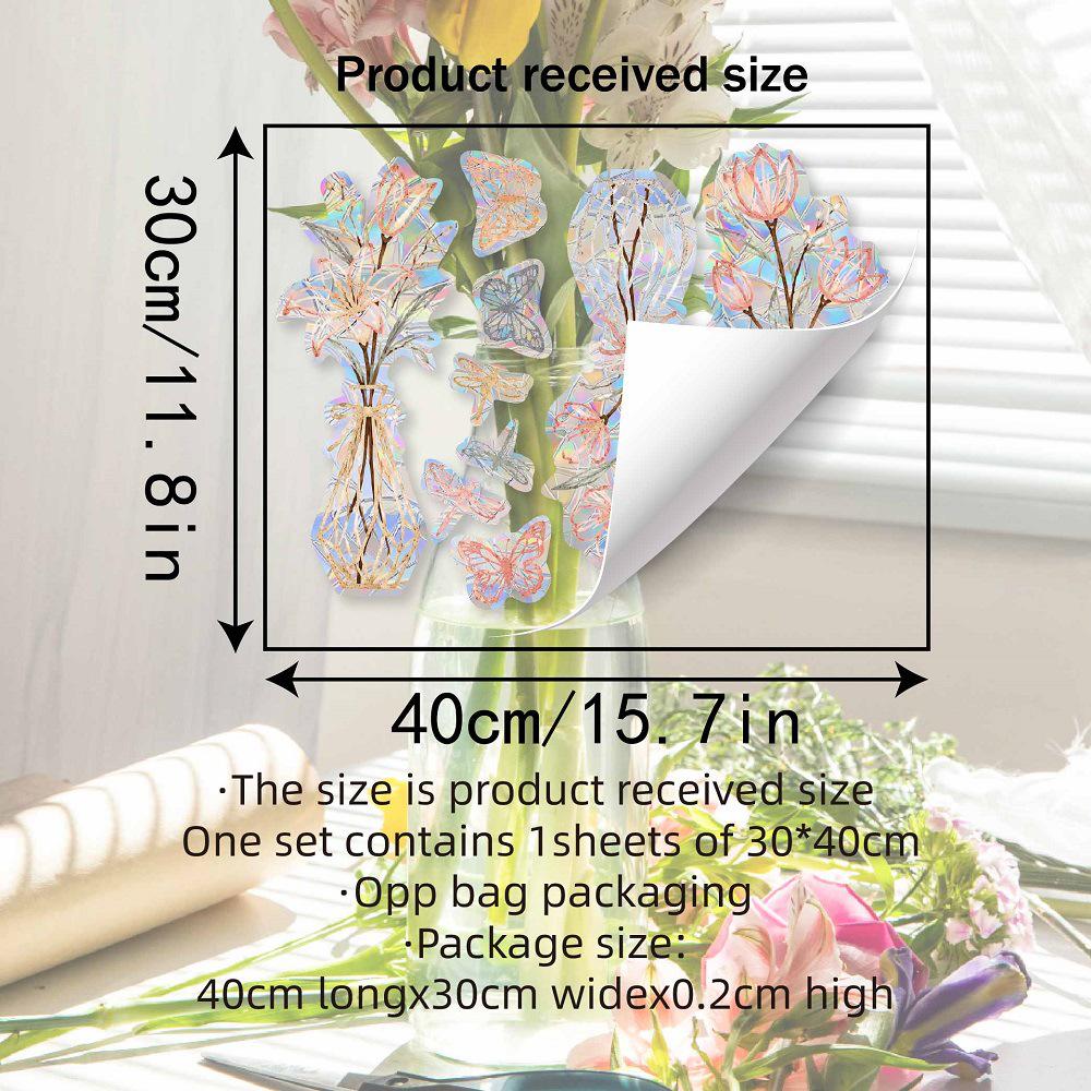 Aike Sun Prism Rainbow Butterfly Window Glass Sticker