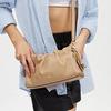 Coach Faye 26 Logo Drawstring Magnetic Closure Leather Cloud Bag Women Handbags Brown Yellow CV529-IMTN2