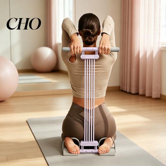 Multi-purpose Resistance Bands Pedal Band with Handle, Adjustable Abdomen Waist Arm Legs Heavy Duty Workout Band, Sit-Up Tension Rope Ankle