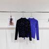 Trendy Brand Double-Sided Jacquard Knitwear: High-Quality Early Autumn Round/Half-High Neck Base Layer