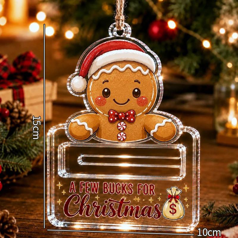 Christmas Cash Boxes Ornament Christmas Tree Money Holder Hanging Pendants Christmas New Year Money Gift Boxes Decorations