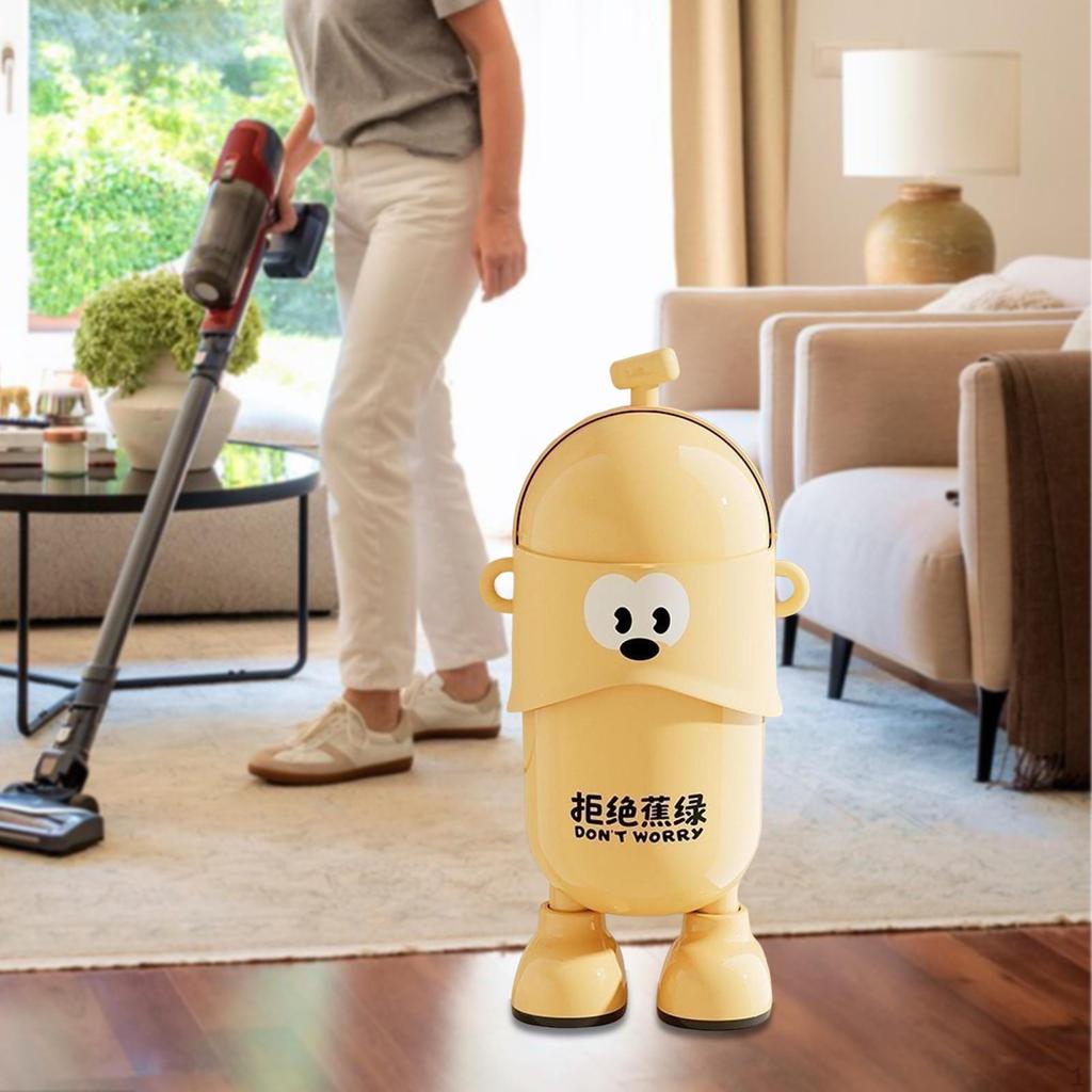Bellissimo cestino portarifiuti da terra con coperchio incernierato per Cucina, Studio, Camera da letto, Hotel, Ufficio,