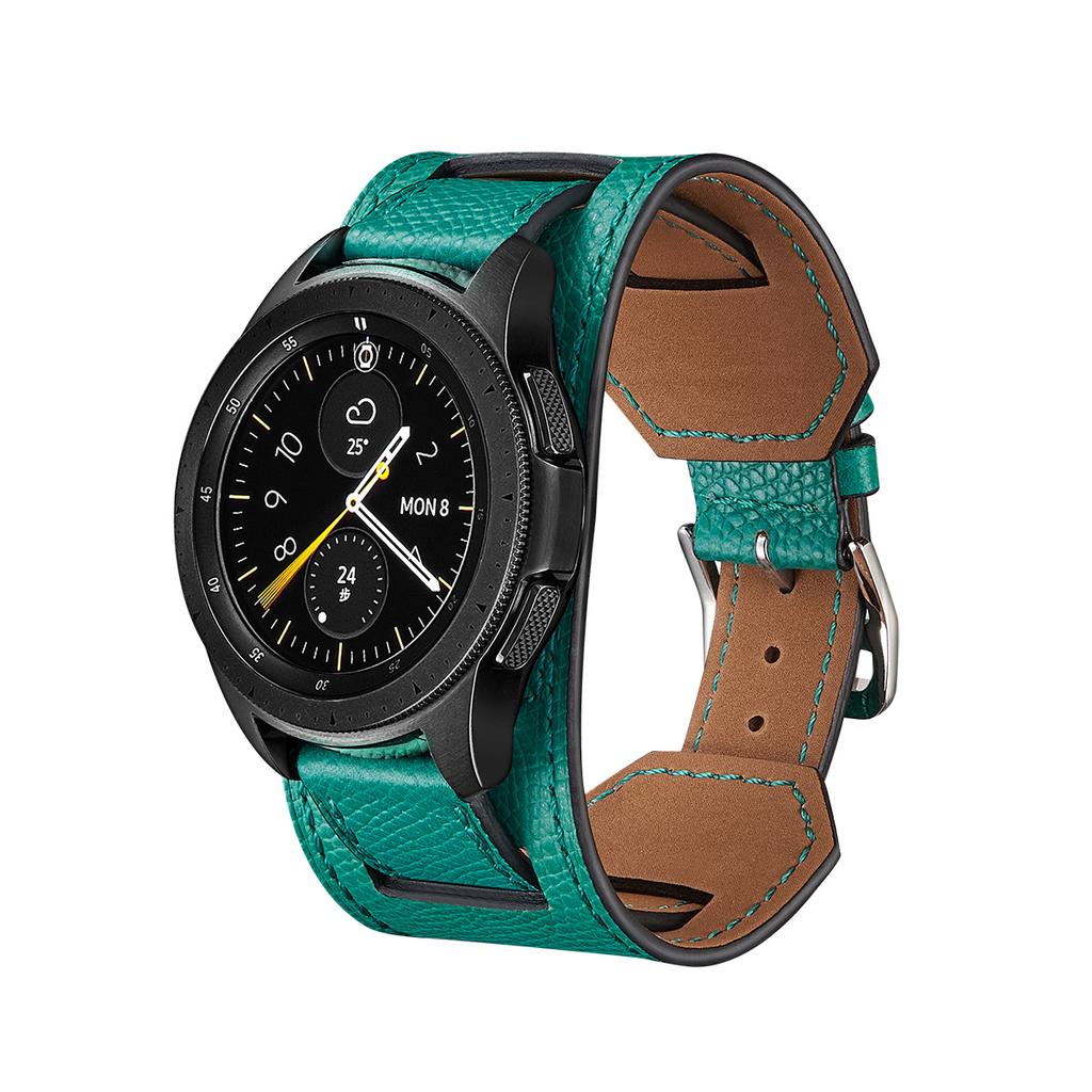 22mm 20mm Premium Lederarmband für Samsung Watch 7 6 5 4 Armband Gürtel Huawei Watch 4/GT5-4-3-2 Pro Amazfit Bip 6/5 GTR 4 Band