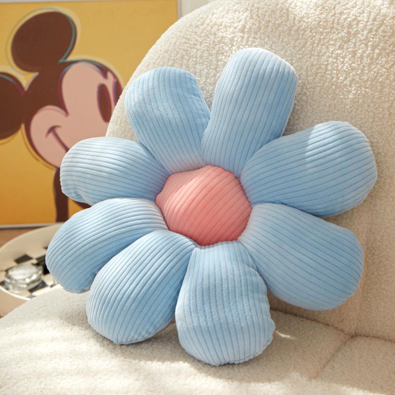 Niedliches Cartoon Sonnenblumen Spezialförmiges Sofakissen Kissen Hochwertig