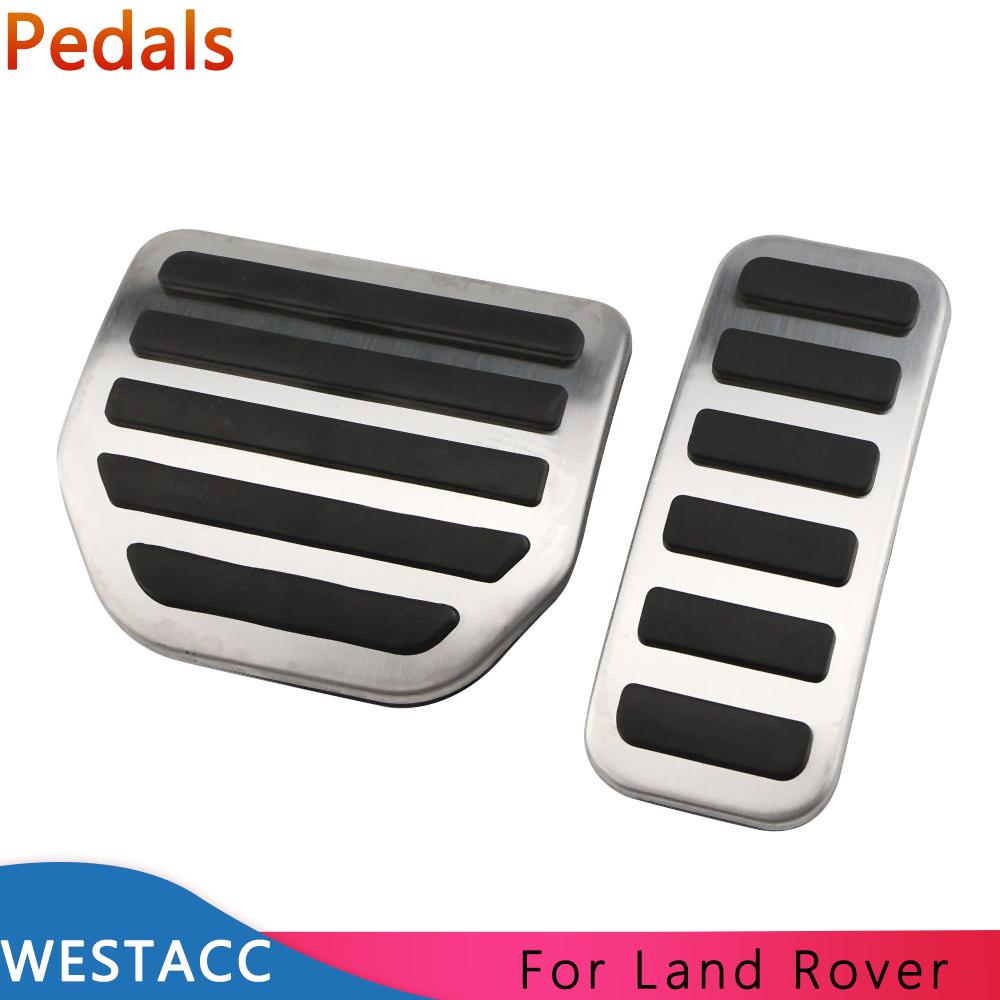 Car Pedals Accelerator Foot Brake Rest Pedal for Land Rover Range Rover Sport Discovery 3 4 Lr3 Lr4 AT Interior