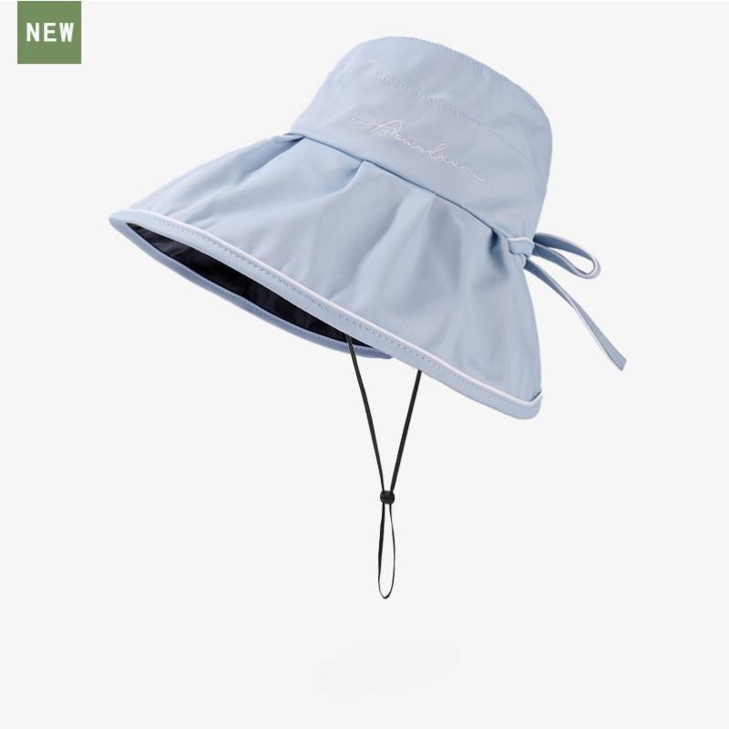 Casual Breathable Sun Protection Uv Protection Sunshade Hat Sunscreen Visors Folding Sunshade Travel Caps Embroidery Cap Panama Hat Fisherman Cap