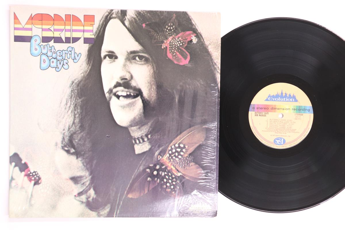 Виниловая пластинка MCBRIDE Butterfly Days 3019 EVOLUTION 1973 США Рок Б/у