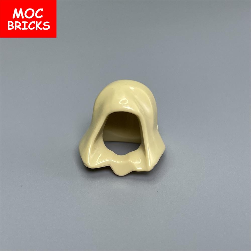 Peças MOC Cabeça Capuz Capacete Abaixado Figura 4cm Corpo Acessório de Roupa 30381 15428 blocos de construção brinquedos presentes para crianças