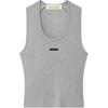 Essentials Ss26 Rib Knit Fitted Tank Women Tops 125SP267062FW