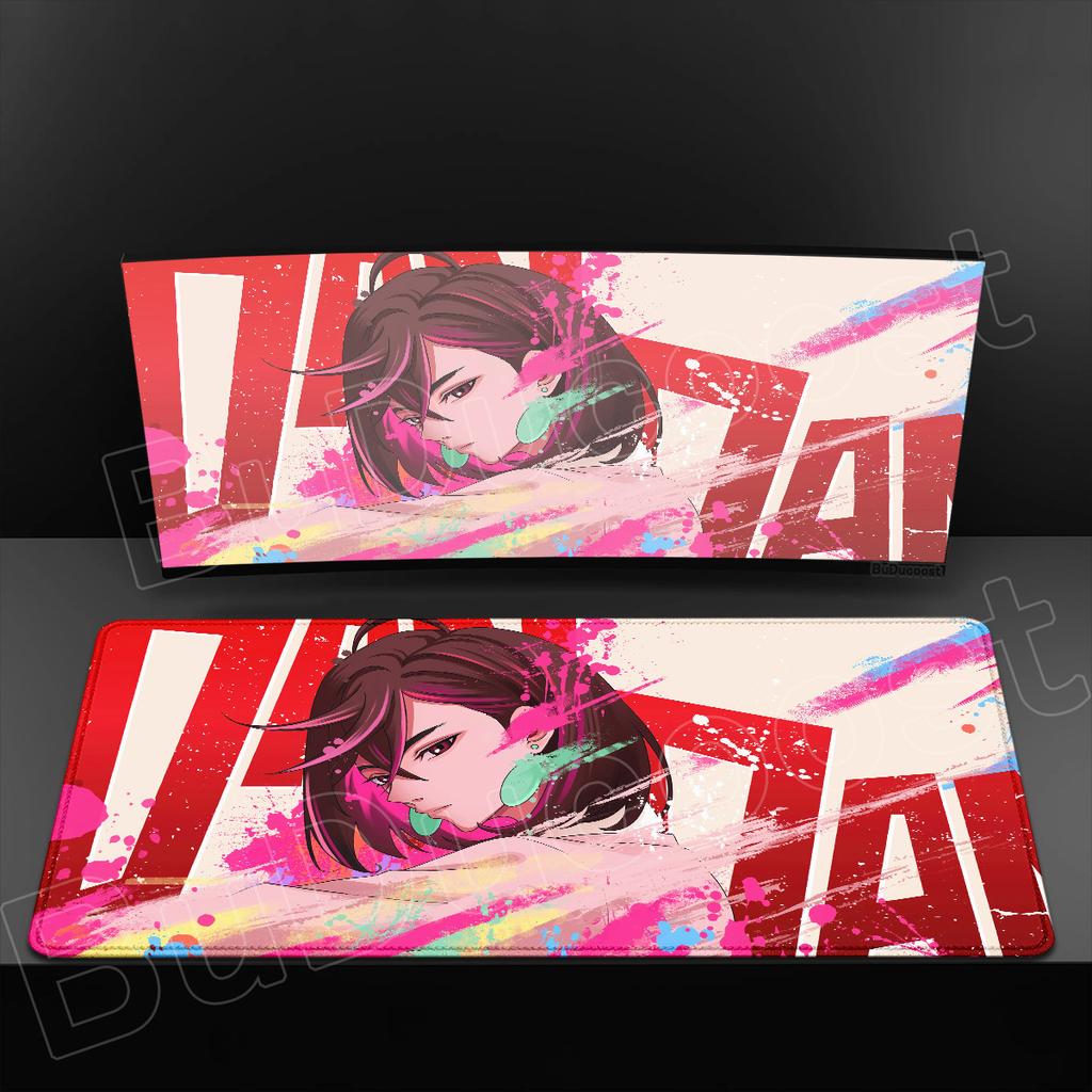 Ayase Momo Takakura Ken Seiko Manga Mouse Pad PC Gaming Accessories 400x900mm Non-slip Laptop Keyboard Mat Anime Dandadan Carpet