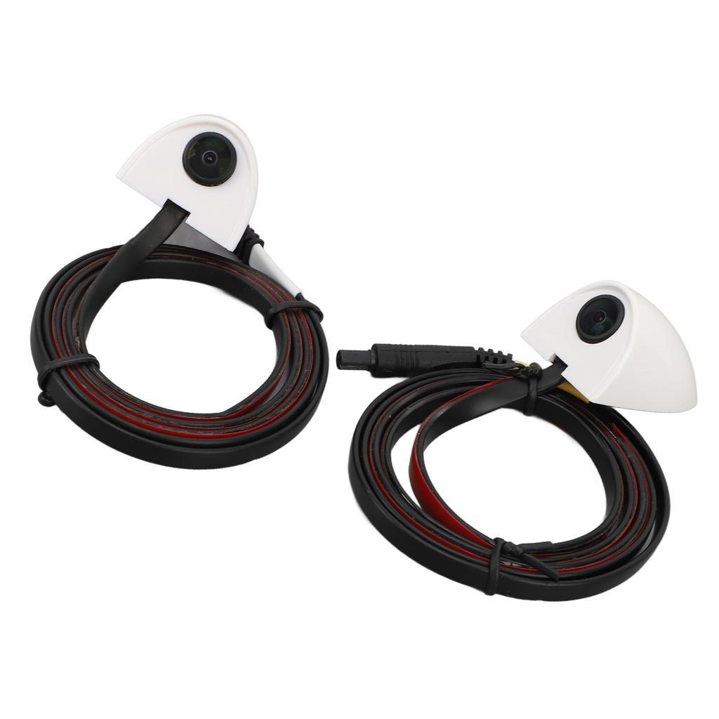 Car Blind Spot Camera Night Vision Assist Water Resistant Tape Mounting Left Right Side View Camera for Car Surveillance System