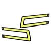 2pcs COB Car Universal DRL LED Daytime Running Light Driving Turn Signal Lamp