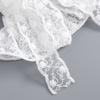 Ruffle Faux Collar Cuffs Sleeves Collar Insert Outfit Enhancer for Office Women Various Occasion Clothing Accessory
