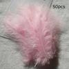 50Pcs Premium Soft Turkey Marabou Feathers Fluffy Craft Feathers for Kids Art Project Birthday Party Decor