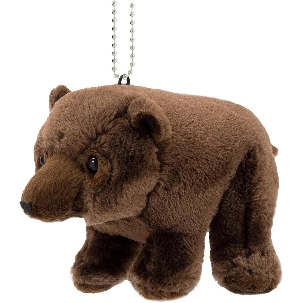 Yoshitoku Plush Toy Riku no Nakama-tachi Brown Bear Mascot 20cm