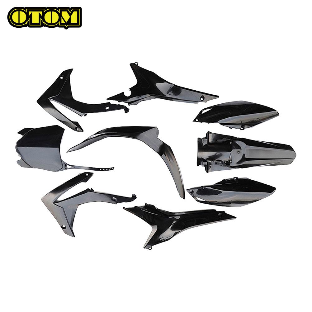 Motorcycle For HONDA Front Number Plate Rear Fender Side Panel Mudguard Fuel Tank Guard Body Fairing Cover CRF250R CRF450R Bikes