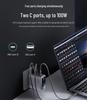 AI 100W Gallium Nitride Multi-Port Fast Charger for Laptops, Tablets, and Phones