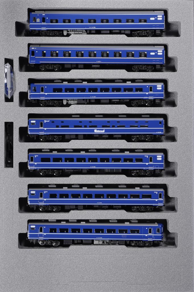 KATO N Gauge Sleeper Express Hamanasu Basic Model Passenger 7-Car Set, Train, Cars, 10-2105