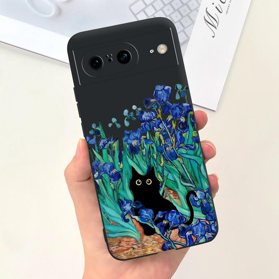 For Google Pixel 8 Pro Case GC3VE G1MNW Soft Silicone Rubber Protector Cover For Google Pixel 8 8A Bumper Pixel8 8Pro Phone Case