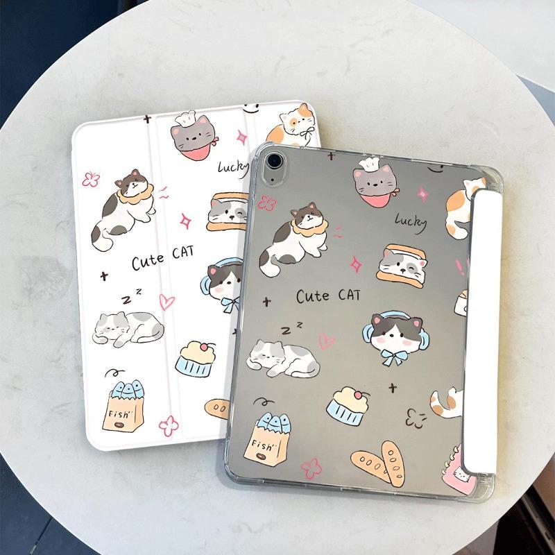 Cute Cat Ipad Cover for IPad 10.2 Case 7/8/9th Generation IPad 10th Generation Case 2022 Air 5/4th Pro 11 2nd 3rd 4th 9.7 5/6th