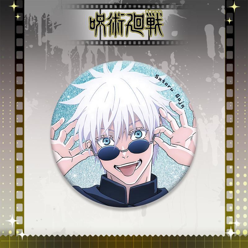 Jujutsu Kaisen Anime Badges Full Character Set Gojo Satoru Suguru Geto Tin Alloy Pins Anime Merchandise Collectible Pins Pet 58