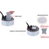 16MM Ultrasonic Mist Maker Disk Fogger Replacement Ceramics Discs for Humidifier Parts with Replacement Tool Silver Color