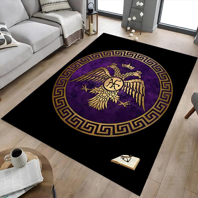 1pc Eagle Shield Carpet, Office Rug Outdoor Mat Home Decor Area Carpet Festival