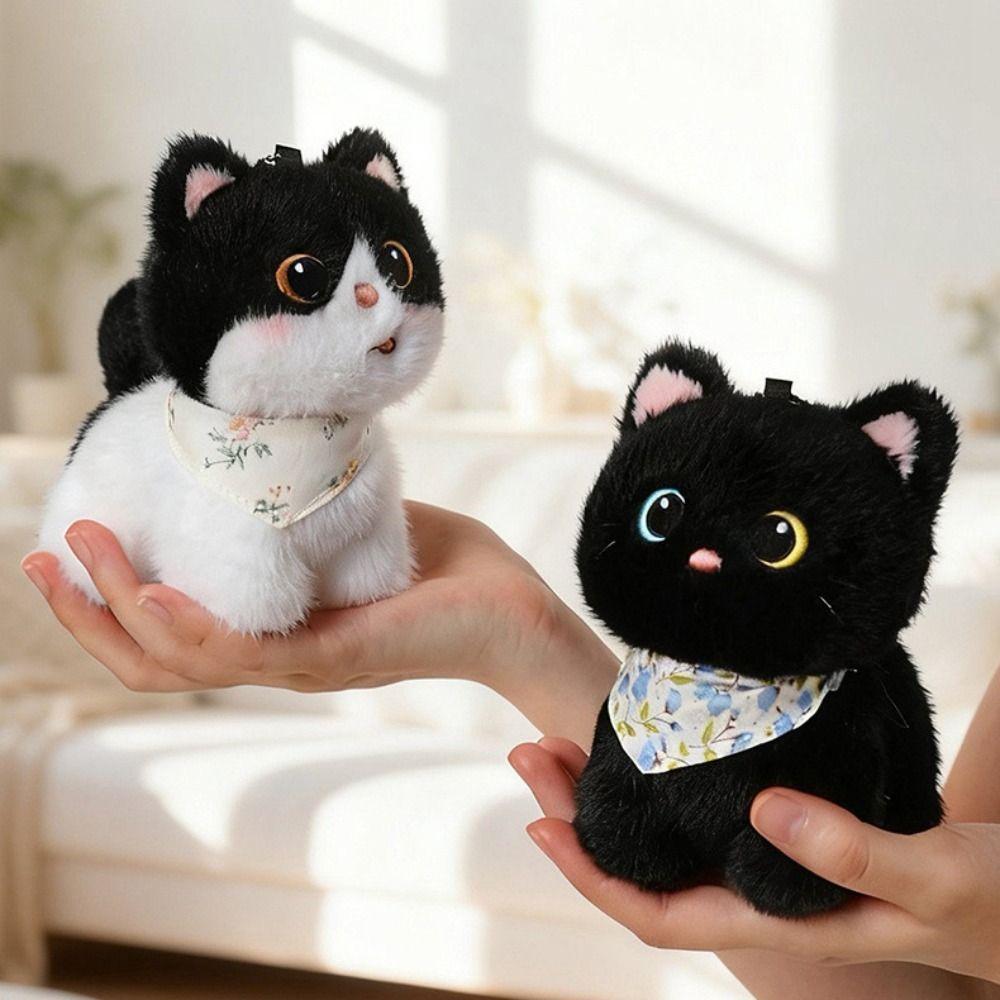 Super Soft Cat Stuffed Plushies Doll 13cm Kitty Plush Keychain Cat Animal Stuffed Toy Home Decor