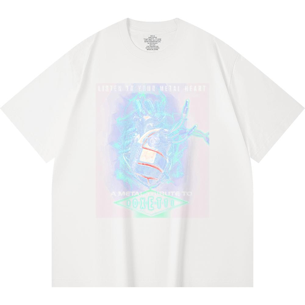 230 Gsm 100% Βαμβακερό T-Shirt Heavy Metal Μπάντα Ροκ Δημοφιλής Μουσική Εκτύπωση Unisex Βαμβακερό T-Shirt