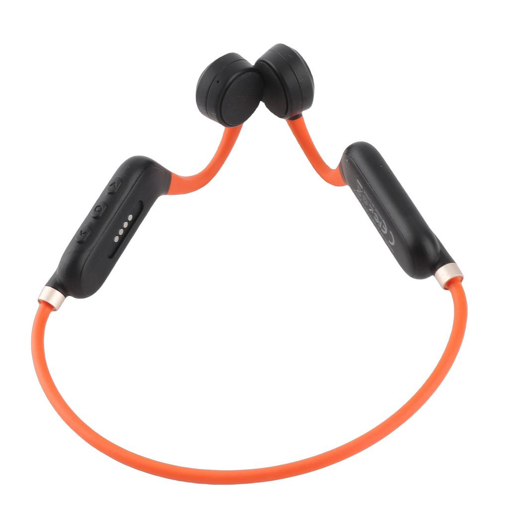 Bone Conduction Headphones IP56 Water Proof Noise Reduction Wireless Bone Conduction Headset with Mic for Outdoor Sports Daily Commuting