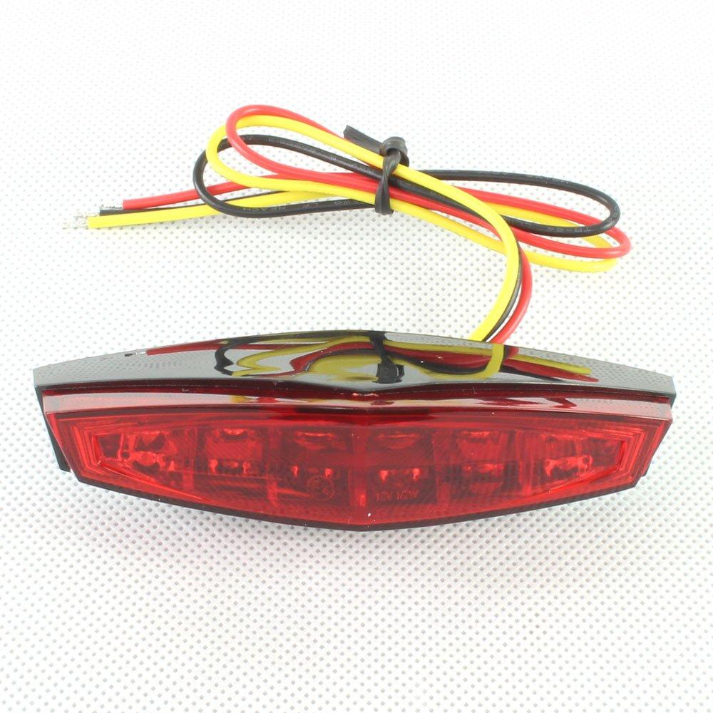 Universal Slim Edge LED Tail Lamp Red