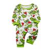 Christmas Print Cute Family Set Pajamas, Home Clothes, Family Set Long Sleeve Top Pants Set