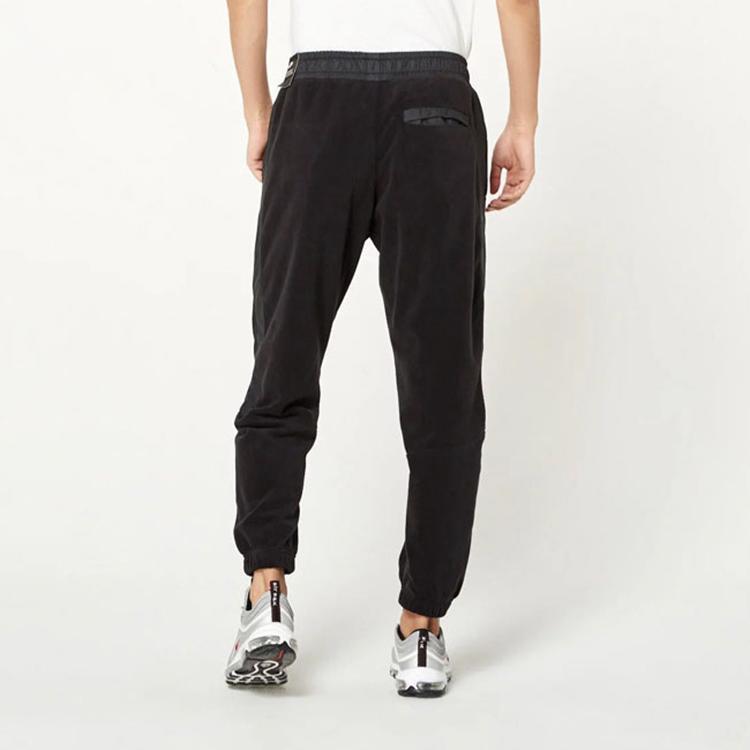Nike Fleece-Lined Casual Sports Long Pants Men Bottoms Black CJ4549-010