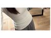 Women's Plus Size 95% Cotton Long Sleeve Round Neck T-Shirt - Slim Fit, Solid Color, Spring/Autumn Wear, Straight Shoulder.