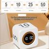 Gravities Sensors Countdown Study Timer with LED Display Rechargeable Cubes Shape Digital Timer Time Management Tool