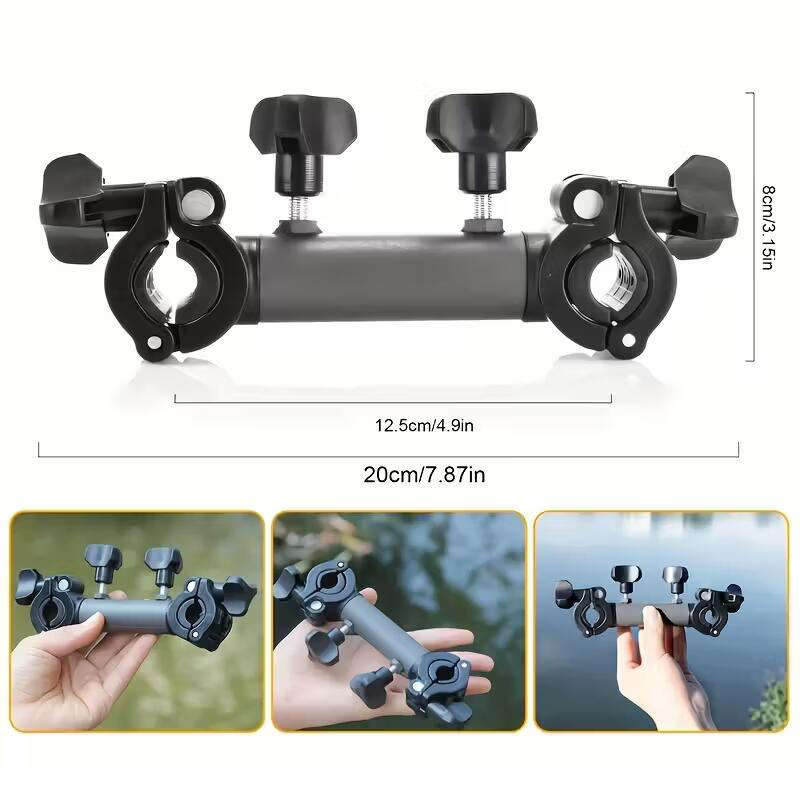 Camping Chair With Umbrella Stand And Fishing Rod Holder Black Multi-functional Umbrella Support Frame And Fishing Rod Holder