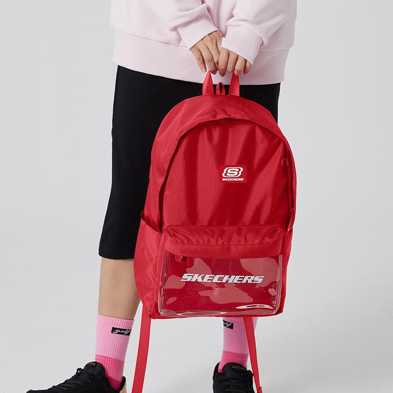 Skechers Transparent Anime Polyester Pain Bag Regular Couple Unisex Bags Blue Gray Red L325K087-03GB
