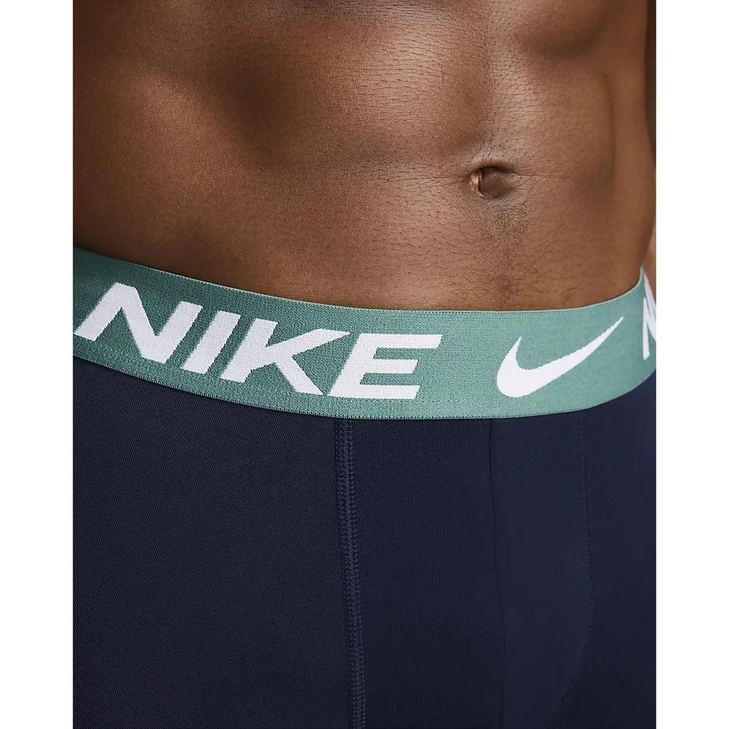 Nike Quick-Dry Comfortable Underwear 3-Pack Men Underwear Obsidian Cactus-Green White DV3956-451