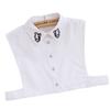 Women'S Versatile Shirt Fashion Fake Collar Shirt White Decorative Embroidered Collar Fake Collar B131