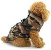 Weich gepolsterte Weste für Haustiere, Katzen und Hunde, Jacke mit Leinenschlaufe, Kleidung für kleine Hunde und Welpen, Camouflage-Hundeweste