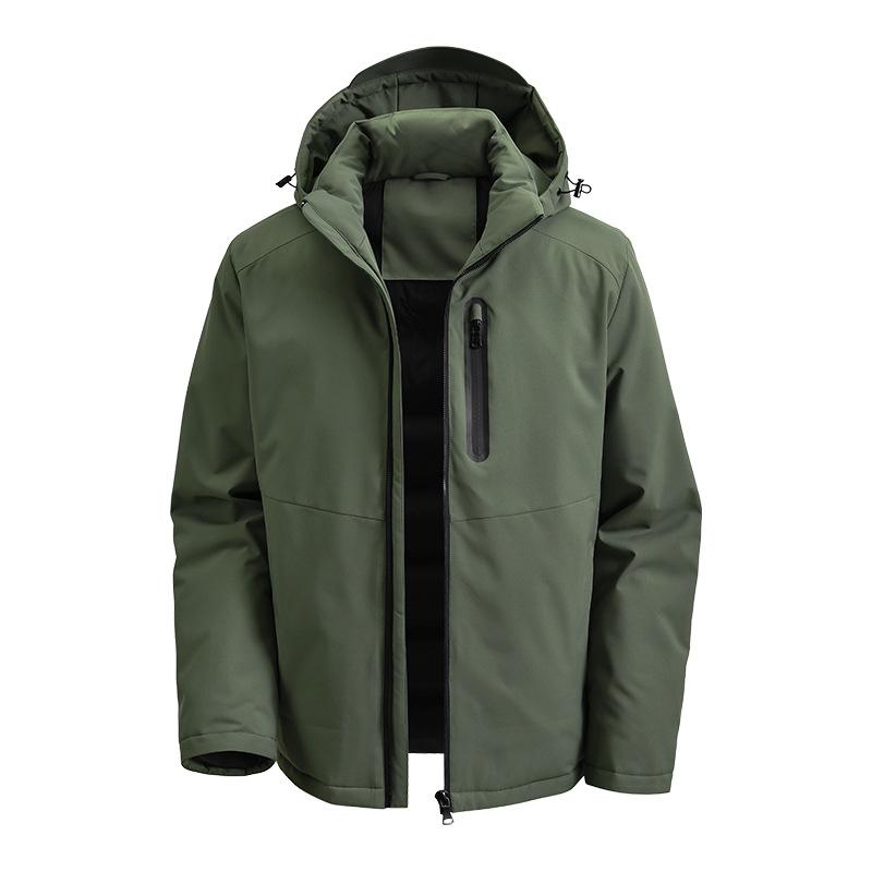 

Cotton Jacket Men s Winter Loose Hooded Cotton Jacket Soft Shell Outdoor Cotton Jacket Men s Jacket XXXL