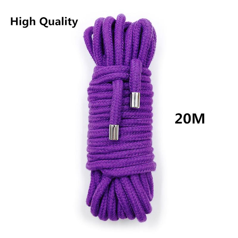 5/10/20M Hemp Shibari Rope BDSM Bondage Rope for Adult Tying Sex Games Slave Body Restraint Rope To Tied Binding SM Sex Toys
